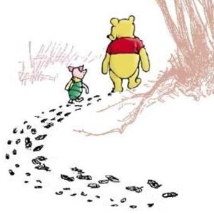 Woozle Hunting - from the Winnie the Pooh books by A.A.Milne