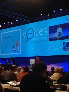 Democracy on a huge scale. I was in Row F, Seat 54