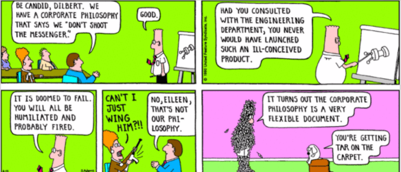 Dilbert by Scott Adams Feb 1990. 