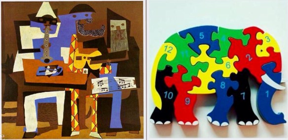 Synthetic Cubism verus ELC  Wooden Elephant. Reality versus expectations?