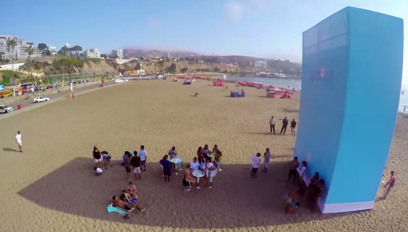 Guess what these people are doing - sun soaked selfies….